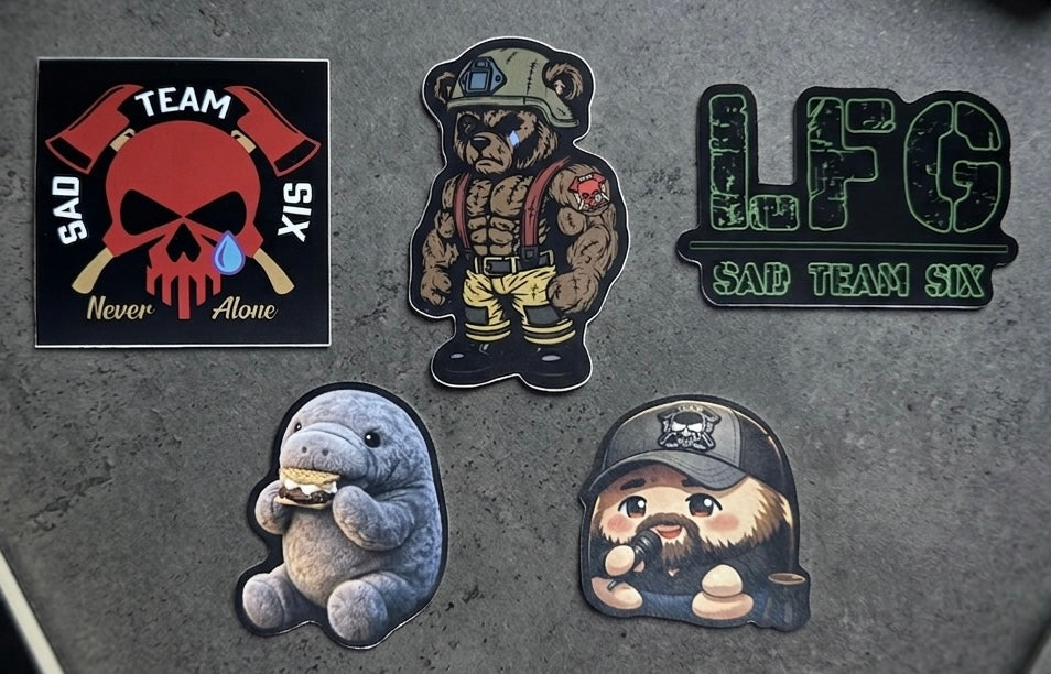 Sad Team Six Full Team Sticker Pack