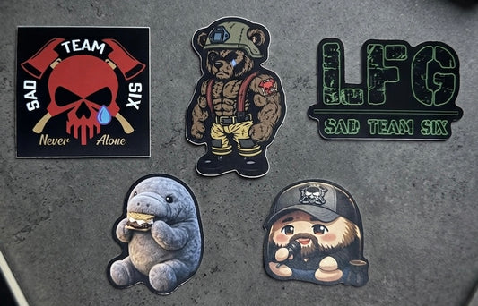 Sad Team Six Full Team Sticker Pack