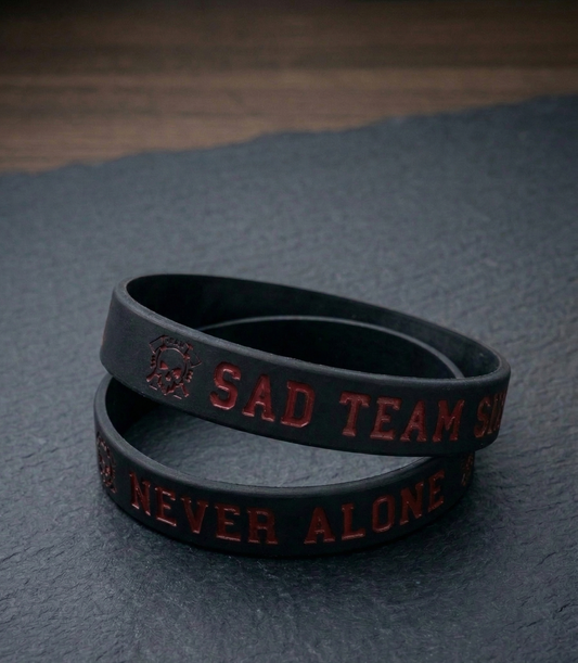 Official "Never Alone" Sad Team Six Supporter Wristband