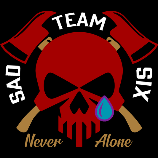 Sad Team Six 3" Vinyl Sticker
